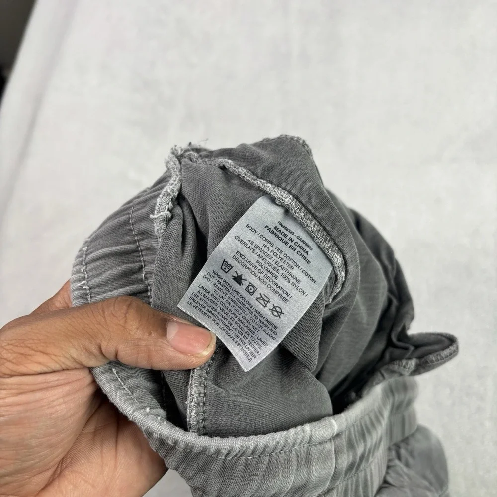 Jordan Standard Fit Grey Fleece Jogger Sweatpants Activewear Men's Small